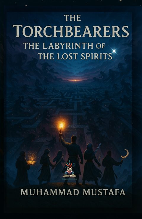 The Labyrinth of the Lost Spirits by Muhammad Mustafa, book cover